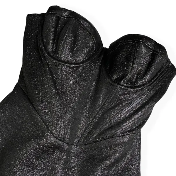 House Of CB Eevi Mini Dress, Black Sparkle, XS - Image 8