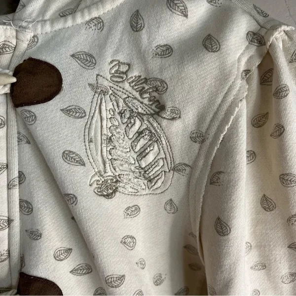 Billabong Vintage Wood Toggle‎ Leaves Zip Up Sweater - Image 5