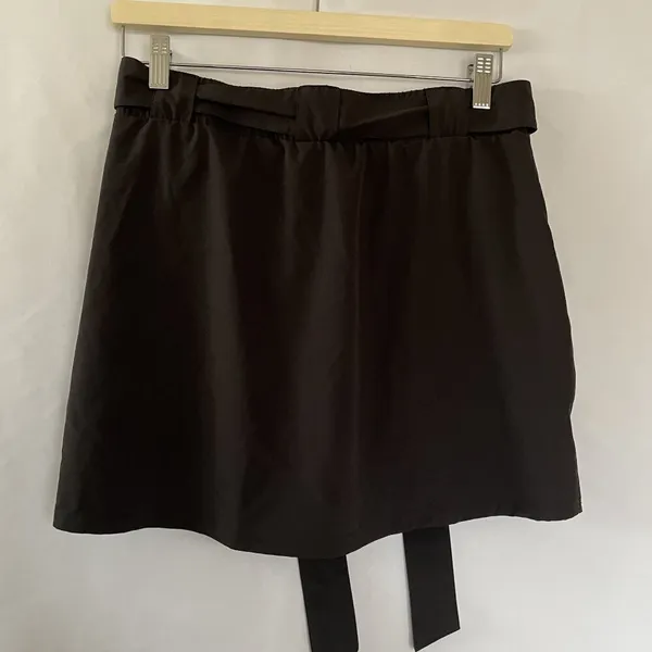 Kyodan women's size small‎ black skort skirt pockets elastic waistband belted - Image 6