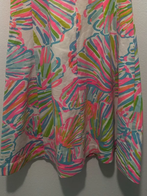 Lilly Pulitzer Pastel Shell-Print Sleeveless Shift Dress - Pink Multi - Image 7