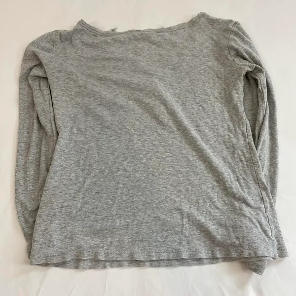 Massimo Dutti Long Sleeve Cool Distressed Look Basic - Image 6