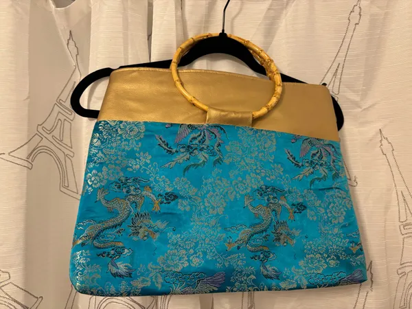 Bohemian style purse Blue - Image 2