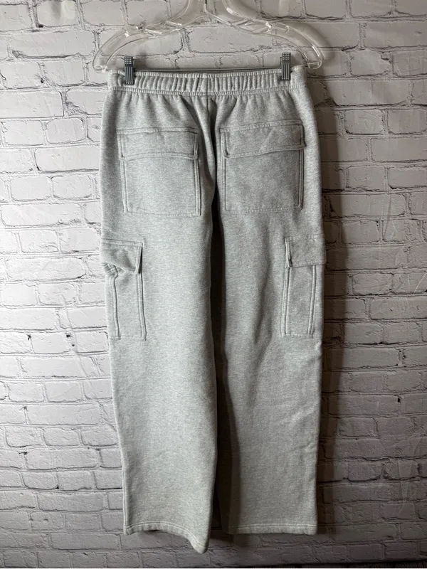 Womens TNA sweat fleece gray Cargo Sweatpants - Comfortable Everyday Joggers - Image 3