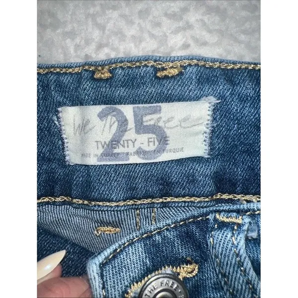 Free People We The Free Shayla Bootcut Jeans 25 Sierra Y2K Double Waist - Image 3