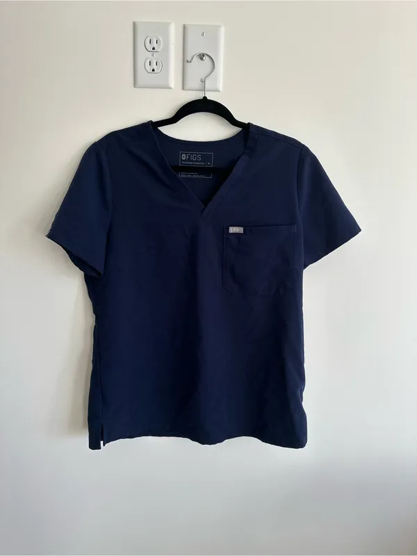 Figs Women’s Catarina Scrub Top in Navy - Image 6