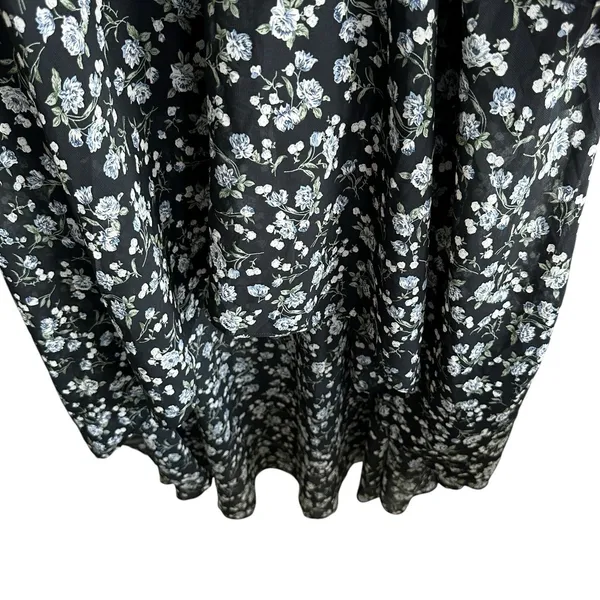 ASTR The Label Midi Dress Sz S Floral High Low Tiered Ruffle - Image 8