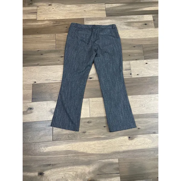 Express Womens Columnist Twill Trouser Pants Size 12R Gray - Image 10
