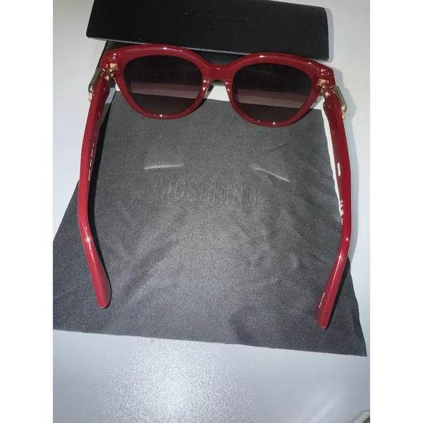 Moschino Women's Sunglasses Red Plastic Cat‎ Eye Full Rim Frame MOS143/S 0C9A HA - Image 7