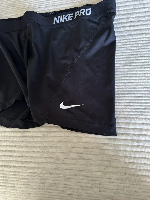 Nike Black Pro Shorts - Image 3