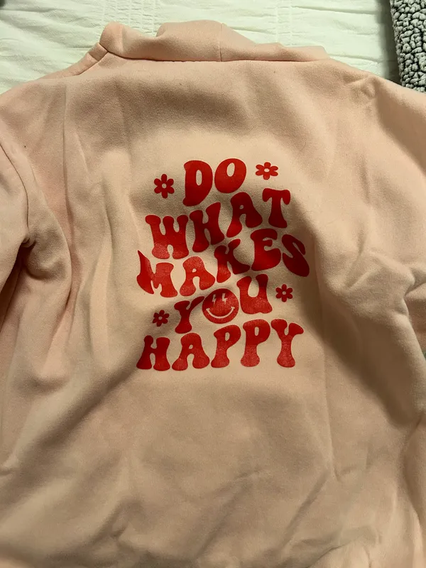 Graphic Hoodie Pink Size M - Image 2