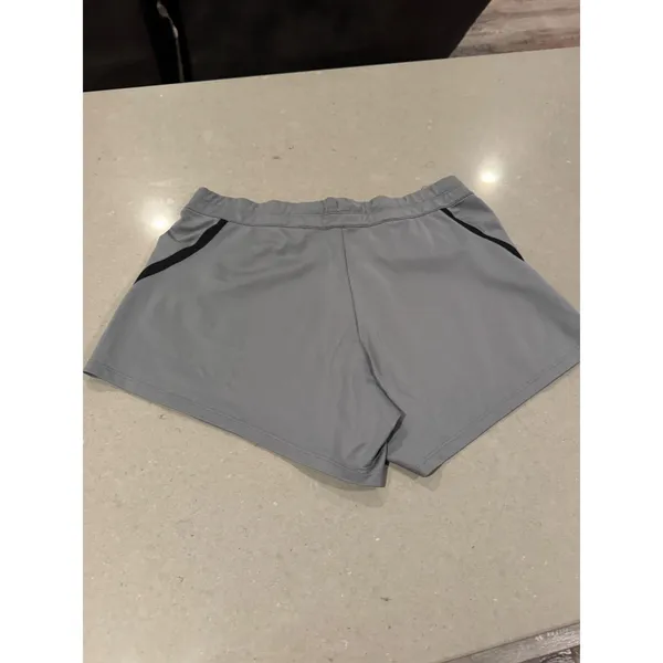 Nike Dri Fit Womens‎ Athletic Shorts Gray Black Size XL Workout Running - Image 5