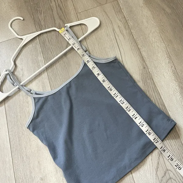 Edikted Cami Tank Top back to basics crop womens Blue (small) summer casual - Image 5