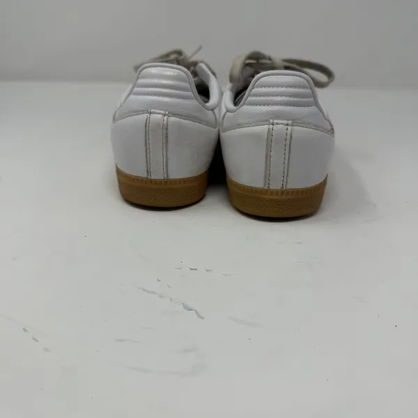 Adidas Samba OG Sneaker White Grey Gum Leather Suede Womens Size 7 - Image 4