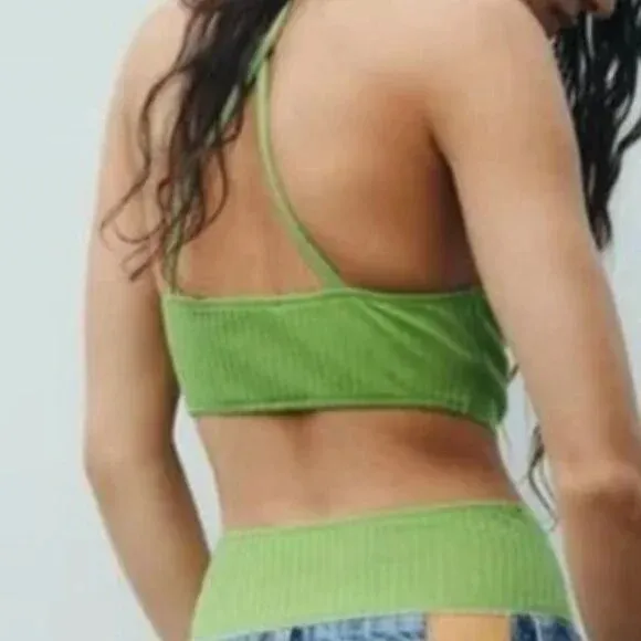 NWT Zara Green Halter Style Knit Bodysuit 0858/811 Size Large - Image 4