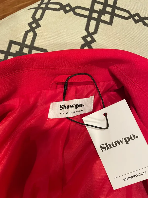 Showpo Red Two-Piece Blazer and Pant Set - Image 5