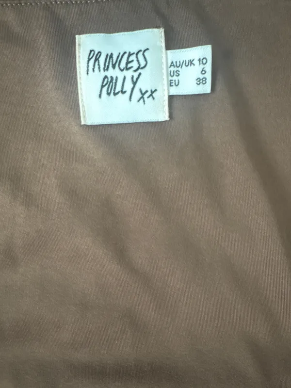 Princess Polly Dress Brown - Image 2