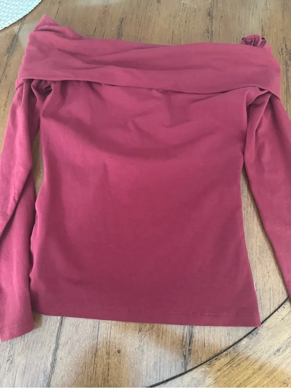 Abercrombie & Fitch Off-Shoulder Foldover Top - Image 3