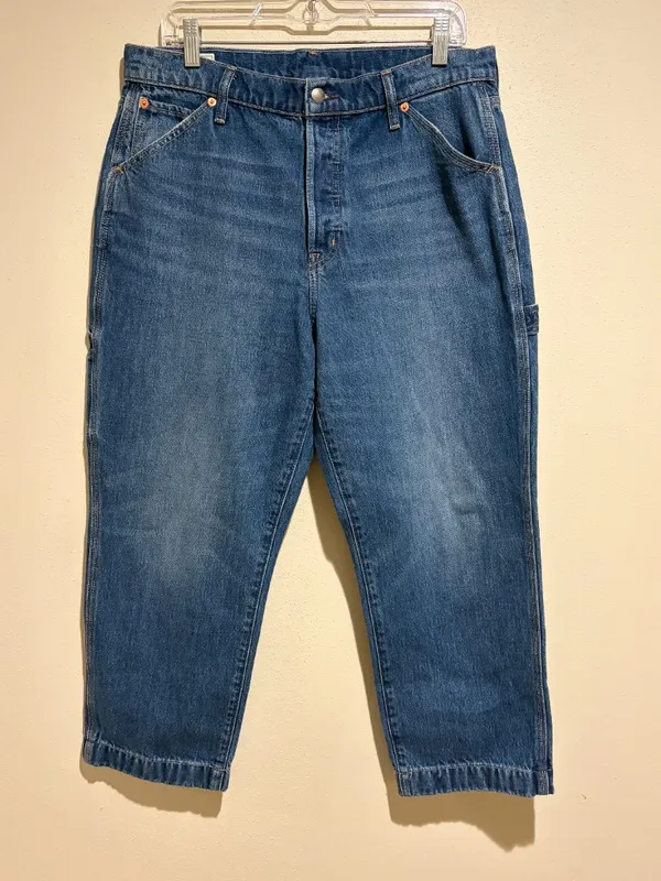 Gap Work Force High Rise Carpenter Jeans Medium Indigo - Image 3