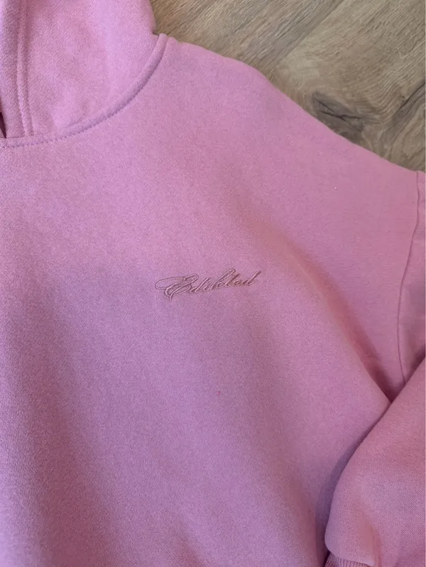 Edikted Hoodie Pink - Image 3