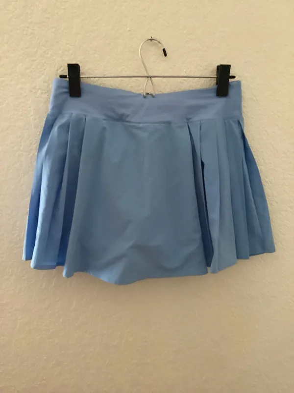 Lululemon Side-Pleat High-Rise Tennis Skirt Blue - Image 3