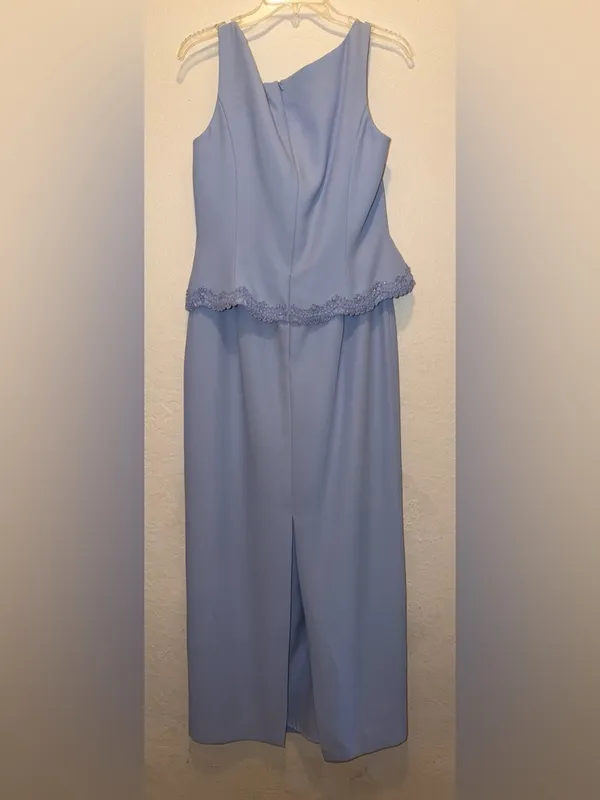 Michaelangelo Formal long Dress with floral embroidery - Image 2