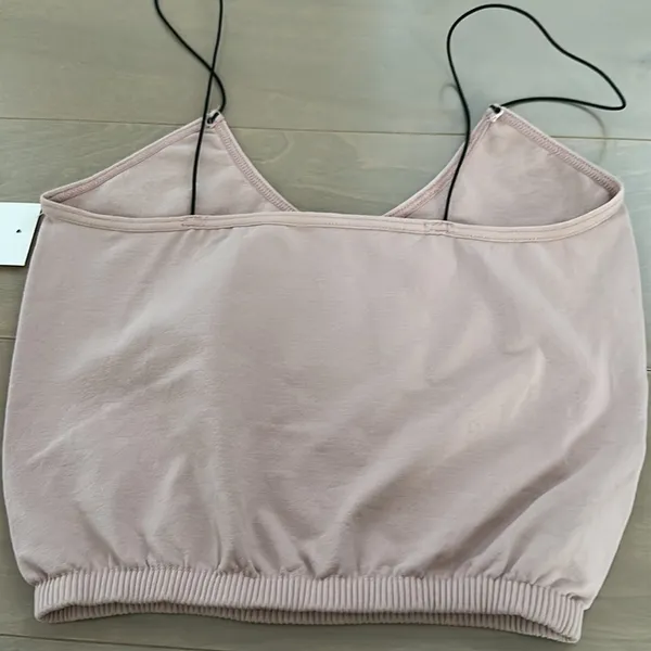 BNWT FREE PEOPLE BRALETTE/ crop top M/L pale pink - Image 3