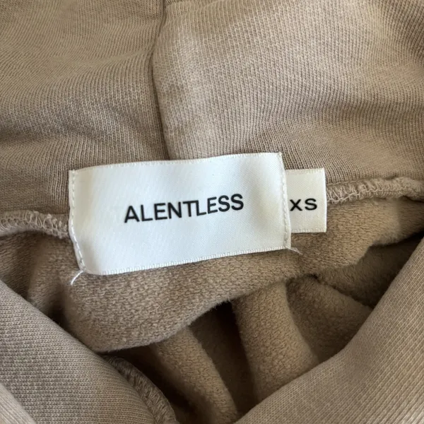Talentless Pullover Hoodie Sweatshirt Womens XS Beige 100%‎ Cotton Casual Comfy - Image 12