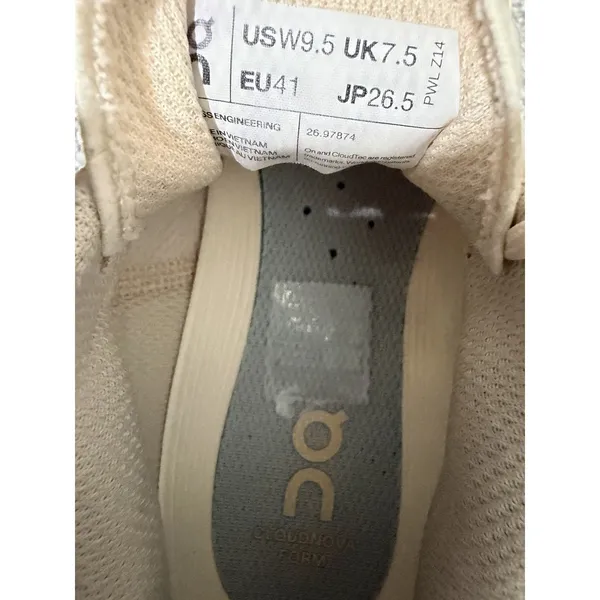 On Cloudnova Form Sneaker Lavender/Fawn Women's Size 9.5 - Image 9