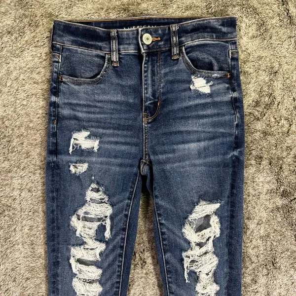 American Eagle High Rise Jeggings Sz 2 - Image 4