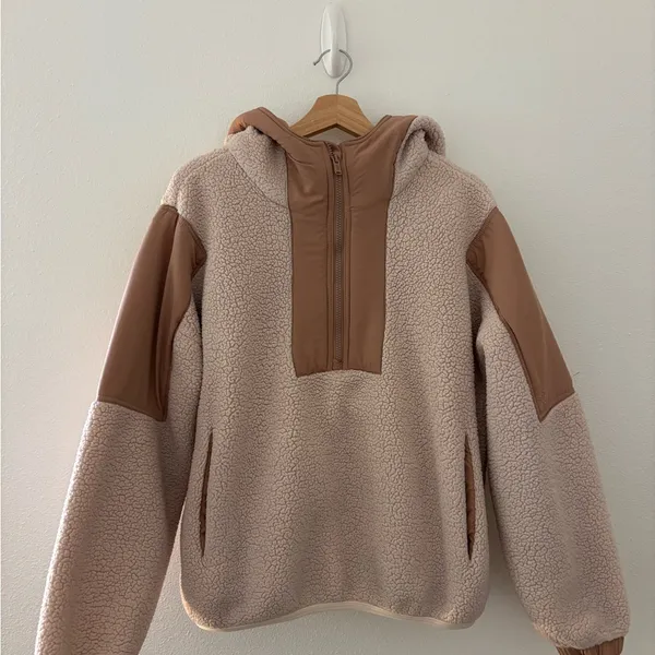 Free People FP Movement Lead The Pack pullover fleece in ivory - Image 2