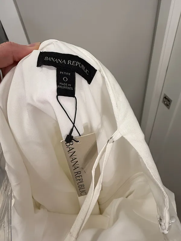 Banana Republic White Dress - Image 4