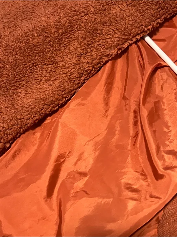 HYFVE Rust Brown Sleeveless Drape Waterfall Vest - Image 2