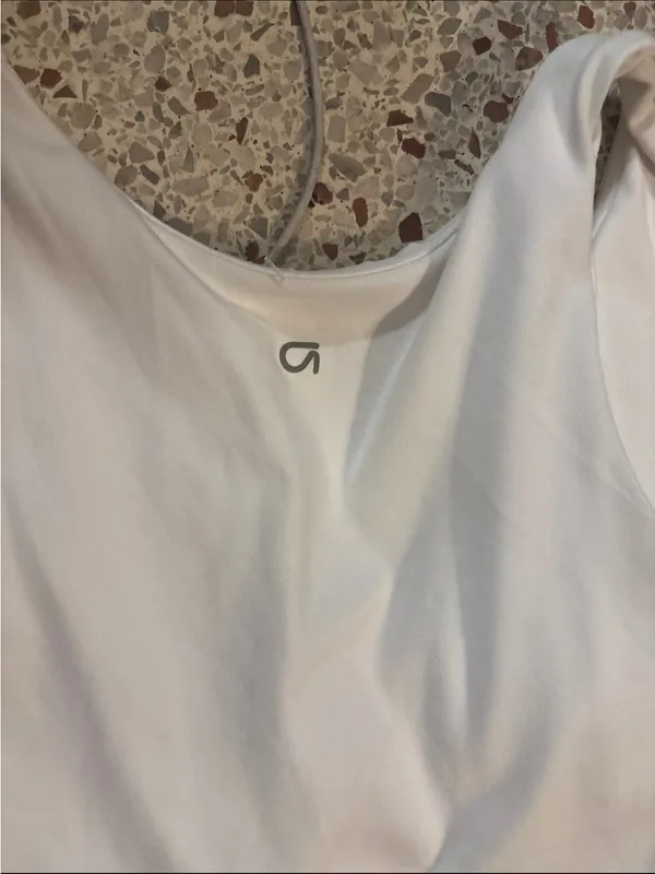 Gap GapFit womens active tank dress white large - Image 6