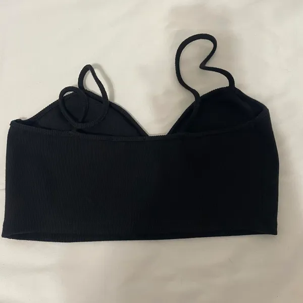 ZARA Top Crop Black Small Women’s - Image 3