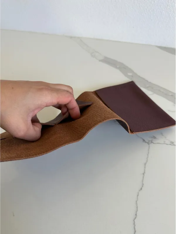 mark and graham cord organizer leather charger roll up - Image 4