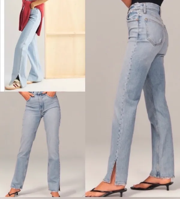 Abercrombie High-Rise Jeans Ultra Straight - Image 2