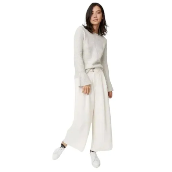 Club Monaco Sweater‎ Women Small Gray Wool Cashmere Blend Bell Sleeve Andreah - Image 2