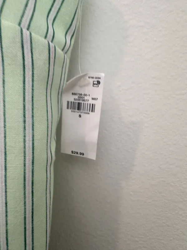 Old Navy Green Striped Dress - Image 2