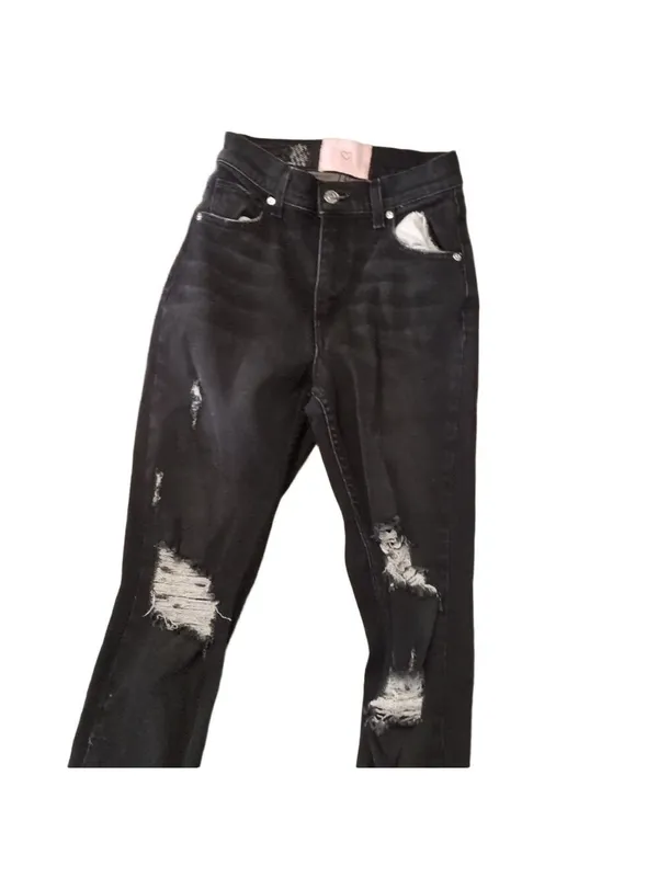 Revice black distressed skinny jeans size 25 - Image 2