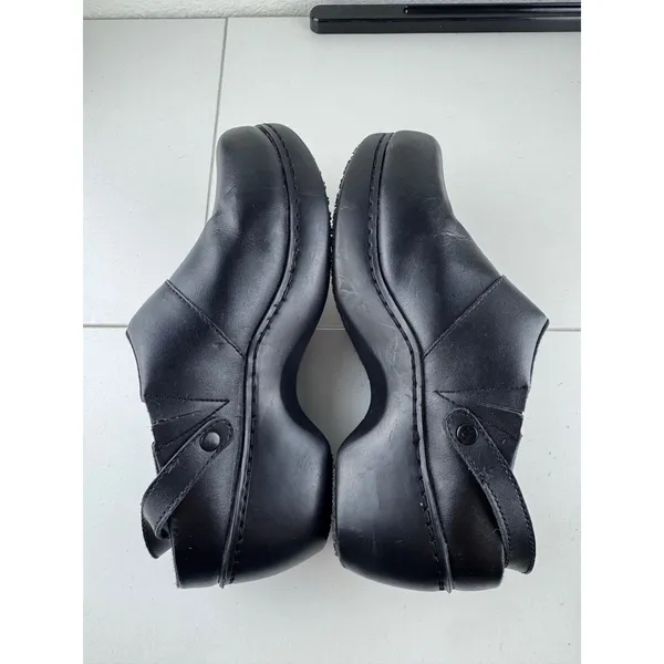 Spring Step Womens Black Leather Clog Shoes Comfort Arch Support‎ Size 9.5 Nurse - Image 5