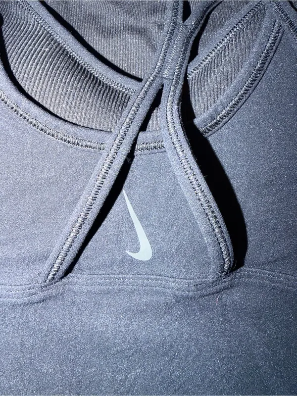 Nike Double Layer Black Sports Bra - Image 4
