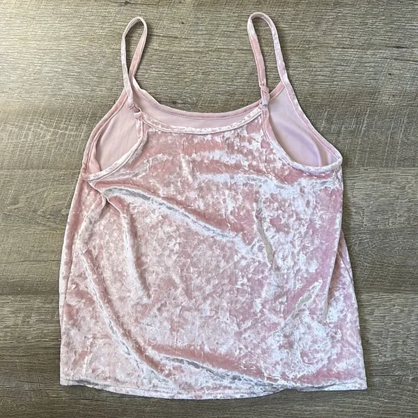 Juicy Couture Velvet Pink Tank Top Size Medium - Image 3