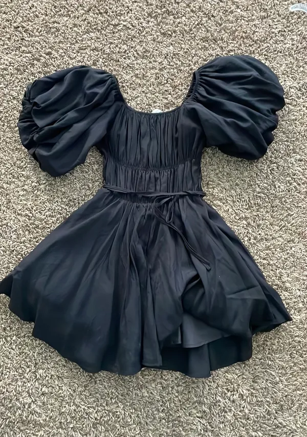 Altar’d State Black Mini Dress - Image 2