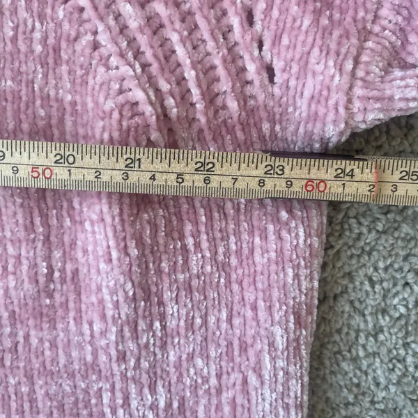 Altar'd State pink chenille sweater Sz Medium - Image 10