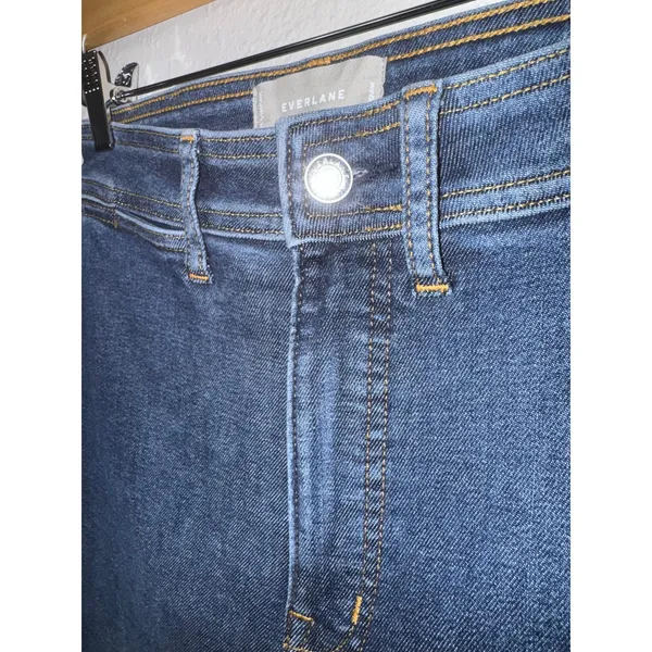Everlane Organic Cotton Blend The Way High Skinny Jean Women's Size 27 Luxury - Image 6