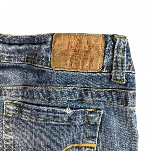 American Eagle Y2K Bootcut Jeans Women 14 Regular Low Rise Stretch - Image 8