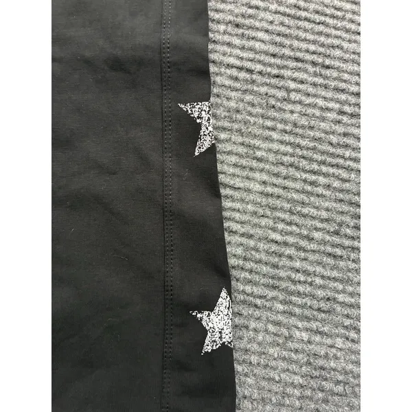 Tommy Hilfiger Sport Star Print Bike Shorts‎ High Rise 4 Way Stretch Black XS - Image 4