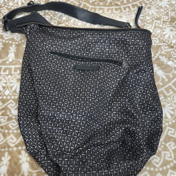 Luck Brand Black Leather Hobo Bag/ Tote - Image 11