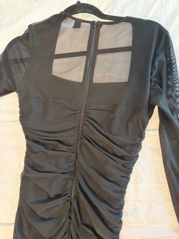 Windsor Mesmerize In Mesh Ruched Mini Dress - Image 8