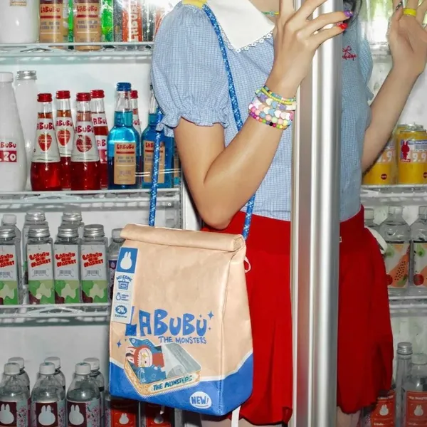 NWT POPMART Labubu Wacky Mart Messenger Bag - Image 3